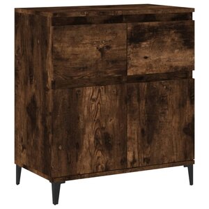 vidaXL Buffet Chêne fumé 60x35x70 cm Bois d'ingénierie