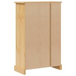 vidaXL Armoire de salle de bain Corona 70x33x110 cm bois de pin massif