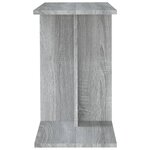 vidaXL Table d'appoint Sonoma gris 50x30x50 cm Bois d'ingénierie