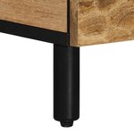 vidaXL Table basse 80x50x40 cm bois de manguier massif