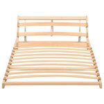 vidaXL Sommier à lattes sans matelas tête de lit réglable 70x200 cm