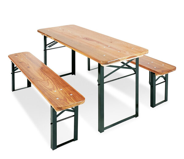 Ensemble Table et Bancs  Sepp L 110 x P 40 x H 54