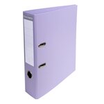 Classeur À Levier Pvc A4 Dos De 70mm. - Lilas - X 10 - Exacompta