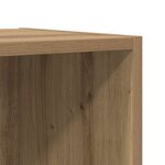 vidaXL Meuble TV 4 Pièces Marron 37 x 35 x 37 cm Bois d'ingénierie