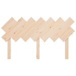 vidaXL Tête de lit 151 5x3x81 cm Bois massif de pin