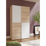Armoire 2 portes coulissantes - 120 x 61 2 x 190 5 cm - OZZULA