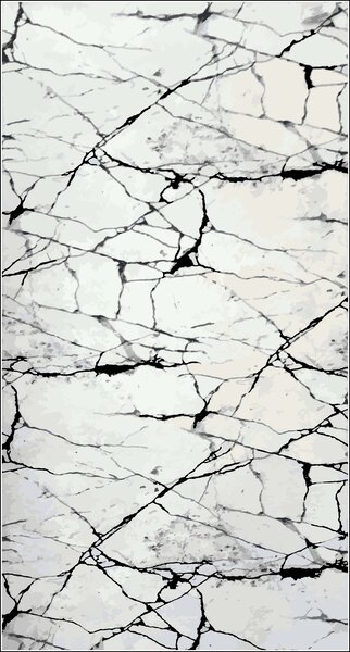 Tapis de salon MARBRE 160 x 230 cm - Blanc