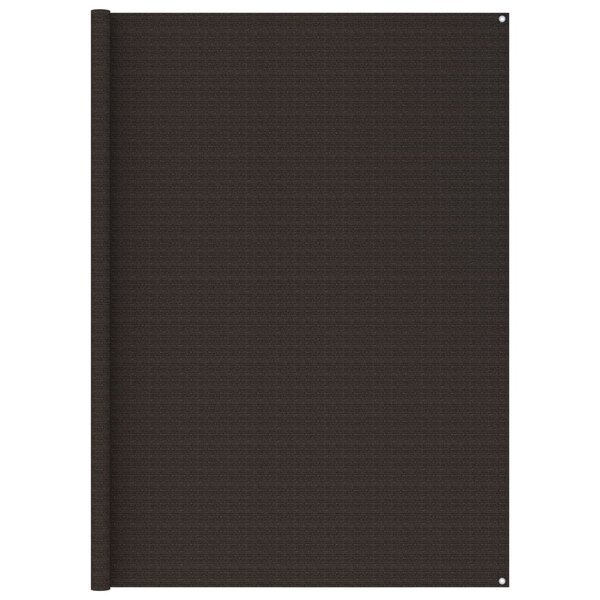 vidaXL Tapis de tente 250x400 cm Marron