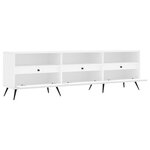 vidaXL Meuble TV blanc 150x30x44 5 cm bois d'ingénierie