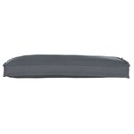 vidaXL Coussin Anthracite 100 x 40 x 8 cm Tissu Oxford