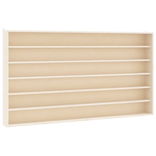 vidaXL Vitrine de collection en bois avec 6 étagères 80x8 5x55 cm