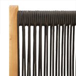 vidaXL Chaises de jardin lot de 2 noir bois d'acacia et polypropylène