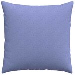vidaXL Coussins de canapé 2 Pièces Bleu 80 x 80 cm tissu