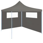 vidaXL Paroi latérale de belvédère avec fenêtres 6x2 m Anthracite