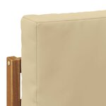 vidaXL Ensemble de canapés d'extérieur 3 pc Naturel