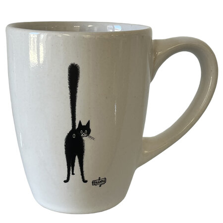 Tasse arrondie le troisième oeil - chat de dubout