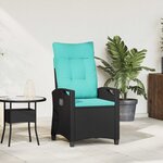 vidaXL Chaise de jardin inclinable 56 x 60 x 112 cm acier