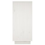 vidaXL Buffet Blanc 31 5x34x75 cm Bois massif de pin