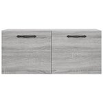 vidaXL Armoire murale sonoma gris 80x36 5x35 cm bois d'ingénierie