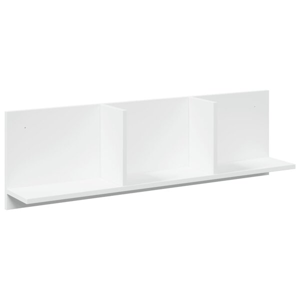 vidaXL Armoire murale 100x16 5x30 cm blanc bois d'ingénierie