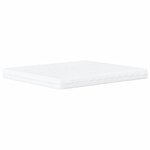 vidaXL Lit avec matelas Dover noir 160x200 cm similicuir