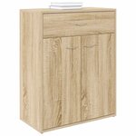 vidaXL Buffet Chêne sonoma 60x30x75 cm Bois d'ingénierie