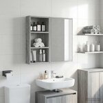 vidaXL Armoire murale de salle de bain Gris Sonoma 30 x 10 x 60 5 cm