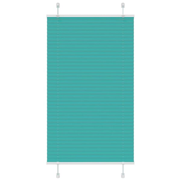 vidaXL Store plissé vert pétrole 75x150 cm largeur du tissu 74 4 cm