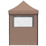 vidaXL Tente de fête Marron 200 x 200 x 306 cm Tissu Oxford