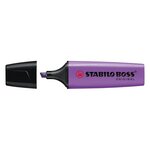 Surligneur BOSS ORIGINAL Rechargeable Pointe Biseautée 2-5 mm Lavande x 3 STABILO