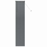 vidaXL Store de Fenêtre Gris foncé 80 x 130 cm Aluminium