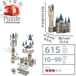 Ravensburger 11277 - Puzzle 3D Building - Château de Poudlard