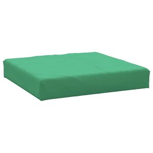 vidaXL Coussin de palette vert 60x60x9 5 cm tissu oxford