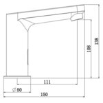 SCHÜTTE Mitigeur de lavabo à capteur VITAL chrome
