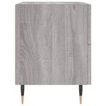vidaXL Table de chevet sonoma gris 40x35x47 5 cm bois d’ingénierie