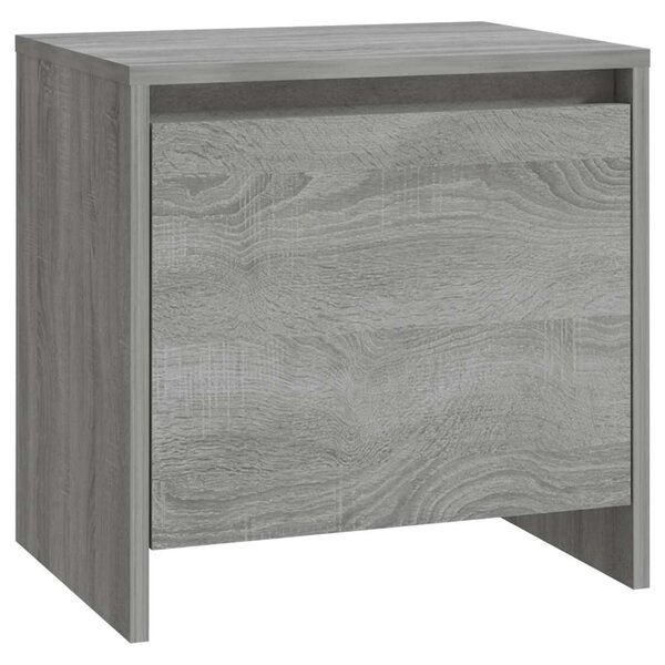 vidaXL Table de chevet Sonoma gris 45x34x44 5 cm bois d'ingénierie