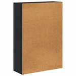 vidaXL Étagère Chêne noir 60 x 30 x 76.5 cm Bois d'ingénierie