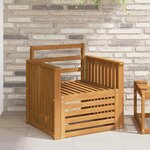 vidaXL Canapé d’extérieur Bois d'Acacia Massif Naturel