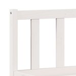 vidaXL Cadre de lit extra long sans matelas 200x210 cm bois massif pin