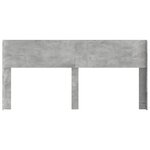 vidaXL Tête de lit Gris béton PB