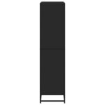 vidaXL Bibliothèque noir 80 5x35x139 cm bois d'ingénierie