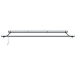 vidaXL Auvent Rétractable Bleu Marine 450x300 cm
