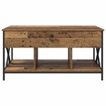 vidaXL Table basse Bois Ancien 100 x 55 x 48 5 cm Bois d'ingénierie