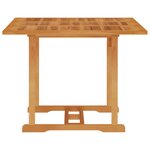 vidaXL Table de jardin 150x90x75 cm Bois de teck massif