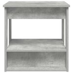 vidaXL Table basse Gris béton 51 x 50 x 50 cm Bois d'ingénierie