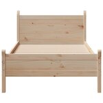vidaXL Cadre de lit sans matelas 90x200 cm bois de pin massif