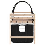 vidaXL Lit mezzanine enfants avec tunnel sans matelas 80x200 cm
