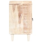 vidaXL Table de chevet sculptée 40x30x50 cm Bois d'acacia massif