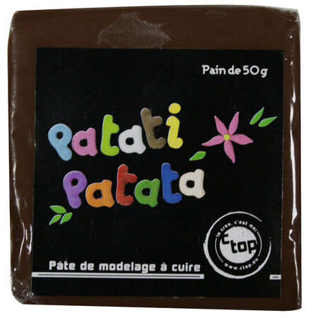 Pâte polymère à modeler Patati Patata Brun 50 g