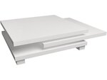 Table basse "Elena" - 80 x 80 x 32 cm - Blanc